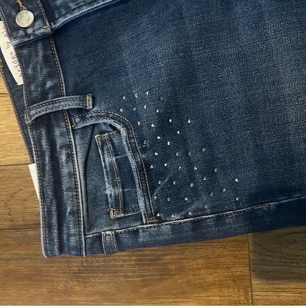 Bridge by Gly jeans. NWT. High rise crop bootcut size 12 - Picture 4 of 7